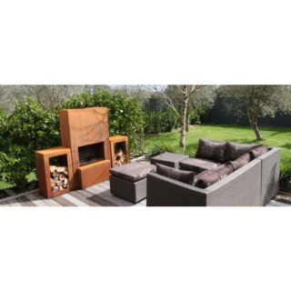 GardenmaxX Woodbox Corten - sfeer